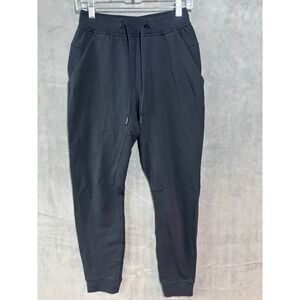 Lululemon City Sweat Jogger Pants Mens XS Navy Blue Drawstring Stretch